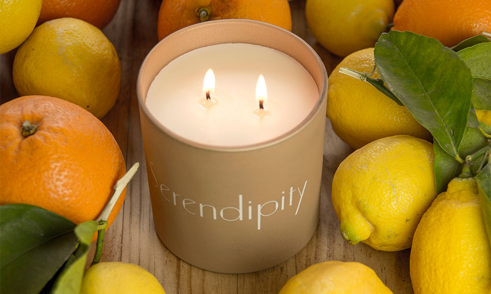 Serendipity aroma cítrico Serendipity velas aroma cítrico